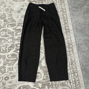 NWT Alice & Olivia Herringbone Trousers